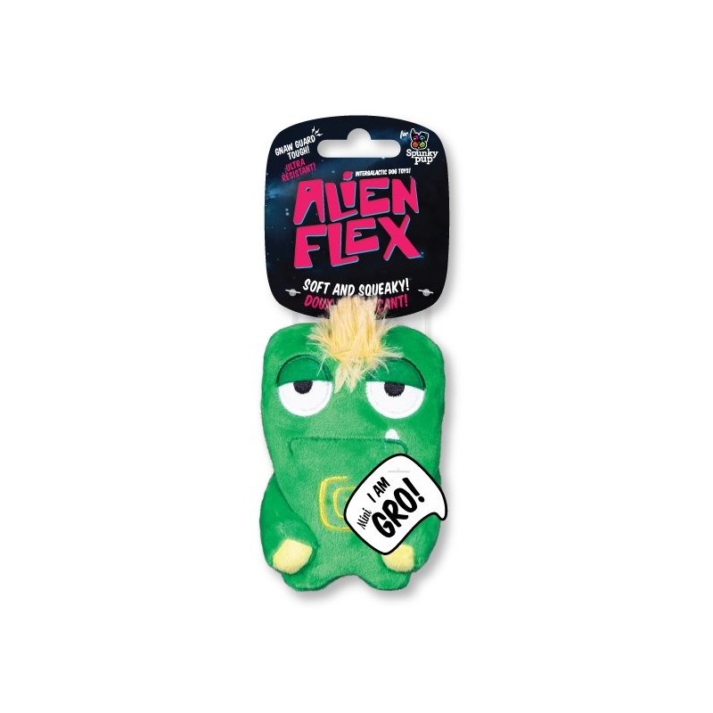 Spunky Pup Alien Flex Gro Mini Plush