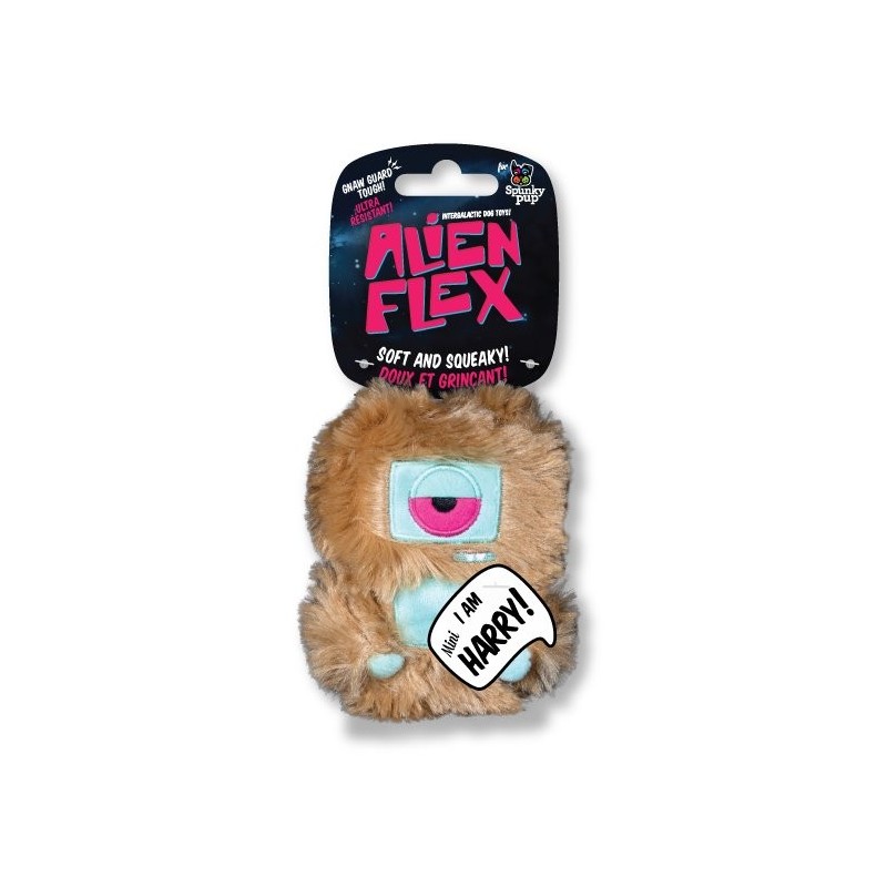 Spunky Pup Alien Flex Harry Mini Plush