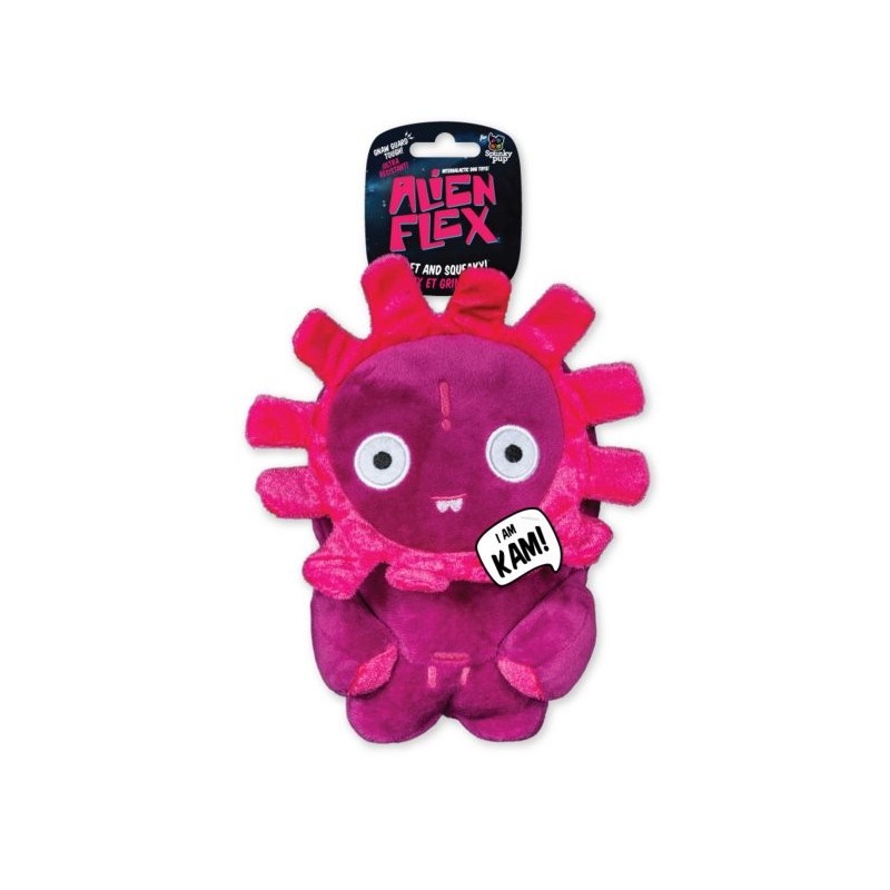 Spunky Pup Alien Flex Kam Plush