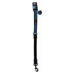 Scream Reflective Bungee Leash with Padded Handle (Loud Blue)