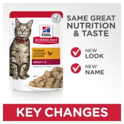 Hill's Science Diet Adult Chicken Wet Cat Food Pouches
