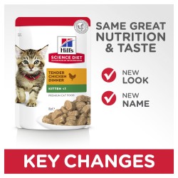 Hill's Science Diet Kitten Chicken Wet Cat Food Pouches
