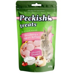 Peckish Strawberry Yoghurt Buttons 225g