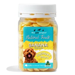 The Pet Project Natural Treats Banana Yoghurt Drops 250g