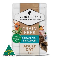 Ivory Coat Grain Free Adult Dry Cat Food Ocean Fish & Salmon