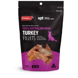 Prime100 spt Turkey Fillets Dog Treats 100g