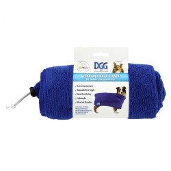 DGG Micro Fibre Bath Robe & Towel 2 in 1 for Dogs 