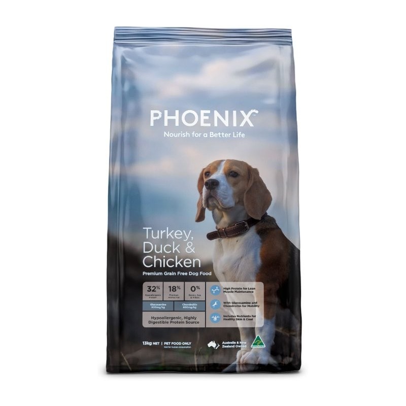Phoenix Adult Turkey, Duck & Chicken Dog Food