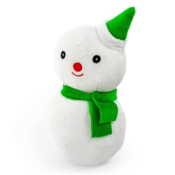 Prestige Snuggle Pals Christmas Snowman with Squeaky Ball (17cm)