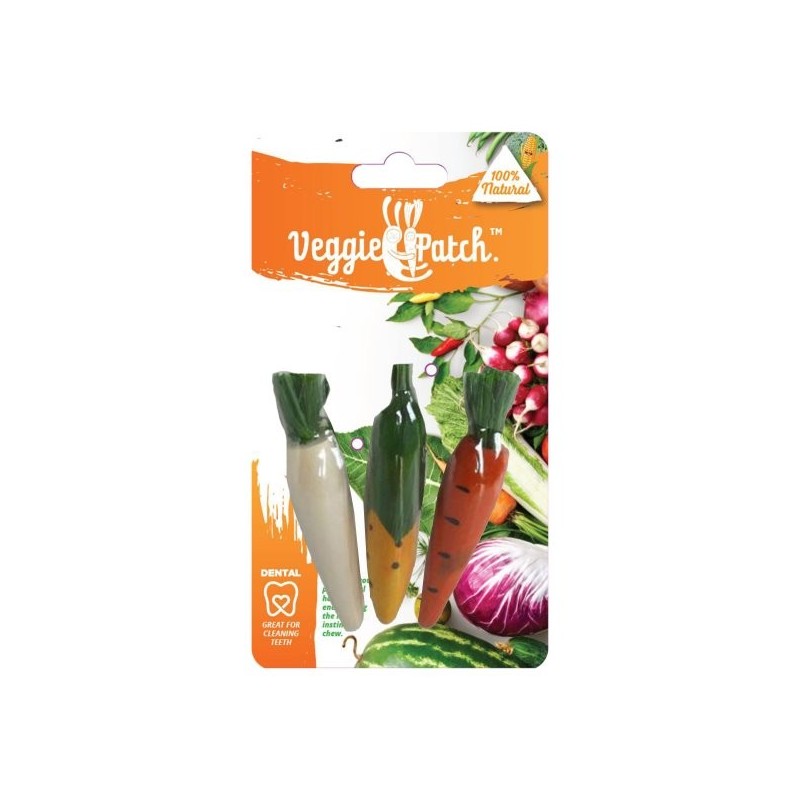 Veggie Patch Carrot & Corn Toys 3pk