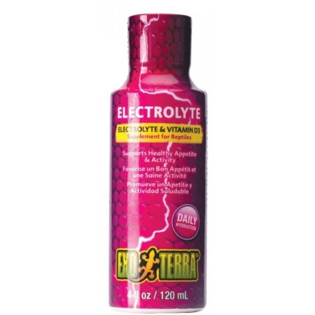 Exo Terra Electrolyte & Vitamin D3 Supplement 120mL