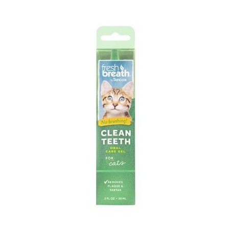 Tropiclean Fresh Breath Clean Teeth Gel For Cats 59ml