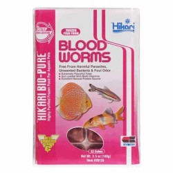 Hikari Blood Worms 100g (32 Cubes)