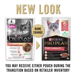 Pro Plan Adult Fussy & Beauty Salmon Gravy Wet Cat Food Pouches