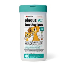 Petkin Pet Tooth Wipes 40 Pack