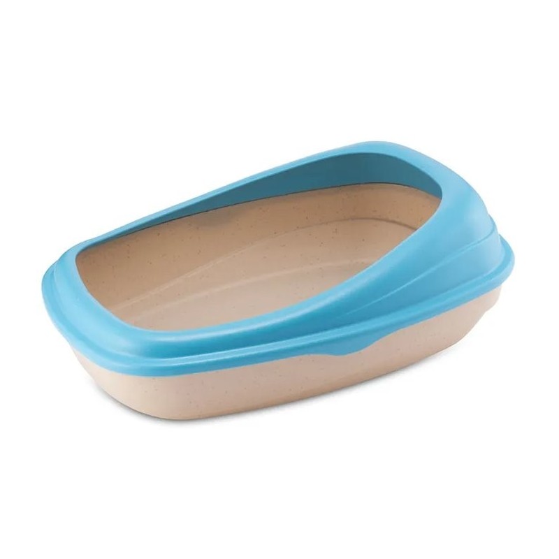 Beco Bamboo Cat Litter Tray Blue
