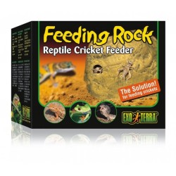 Exo Terra Feeding Rock Reptile Interactive Cricket Feeder