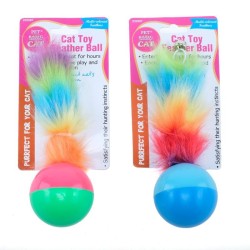 Pet Basic Original Cat Toy Feather Ball