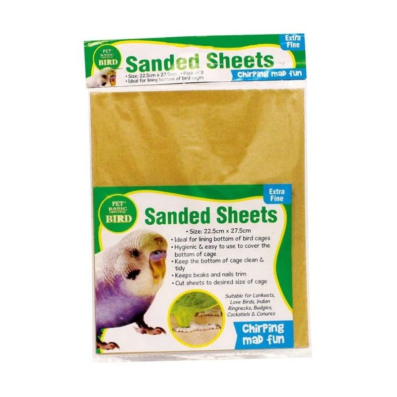 Pet Basic Original Bird Sand Sheets (8pk)