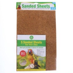 Pet Basic Original Bird Sand Sheets Large