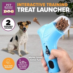 Pet Basic Original Dog Treat Launcher with Spring Action Trigger