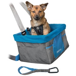 Kurgo Heather Booster Seat For Dogs Charcoal/Blue