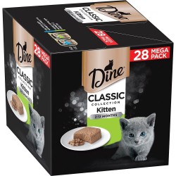 Dine Multipack Classic Collection Kitten Tender Chicken & Ocean Fish 28 x 85g
