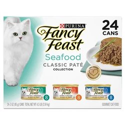Fancy Feast Classic Seafood Classic Patè 24x85g