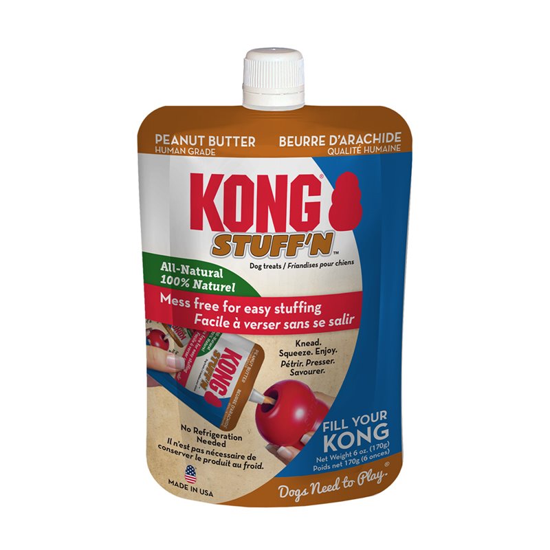 KONG Stuff N All Natural Peanut Butter Treat Paste for Dogs 170g