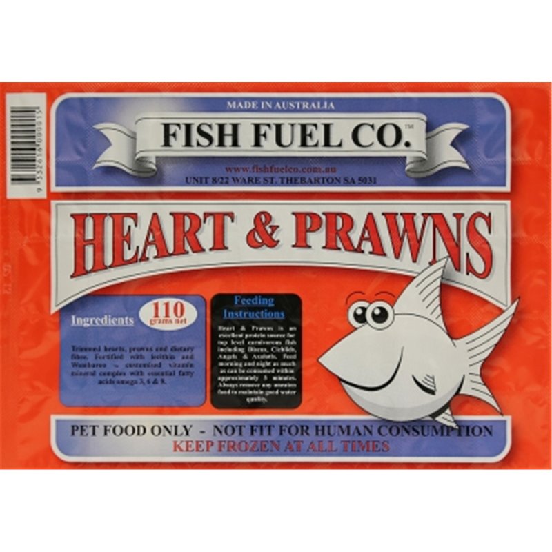 Fish Fuel Co. Heart & Prawns 110g