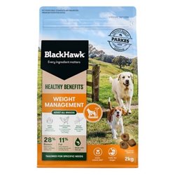 Black Hawk Healthy Benefits Weight Management Chicken Adult Dog Food