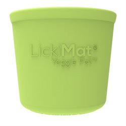 LickiMat Yoggie Pot Green