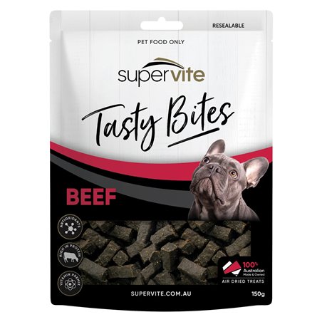 Super Vite Tasty Bites Beef 150g