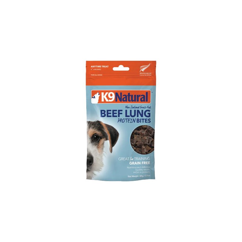 K9 Natural Air Dried Beef Lung Protein Bites