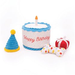 ZippyPaws Zippy Burrow Birthday Cake