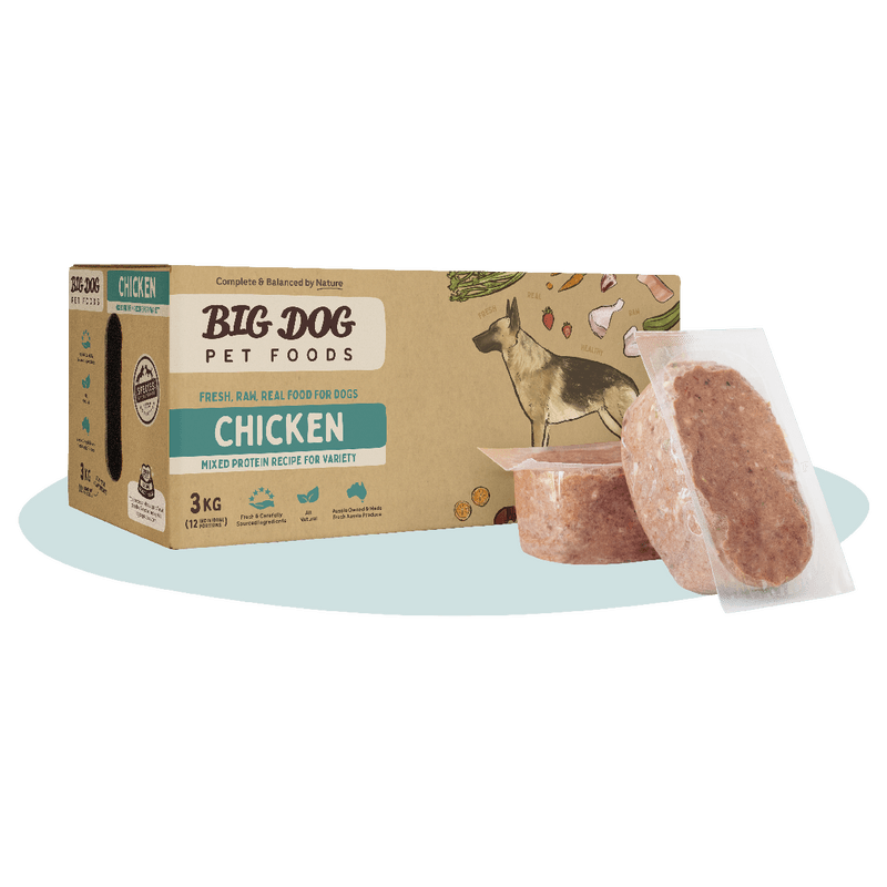 Big Dog Chicken Raw Dog Food (12x250g/3kg)