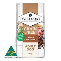 Ivory Coat Grain Free Adult Dry Dog Food Lamb & Kangaroo