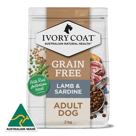 Ivory Coat Grain Free Adult Dry Dog Food Lamb & Sardine