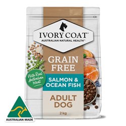 Ivory Coat Grain Free Adult All Breeds Dry Dog Food Salmon & Ocean Fish
