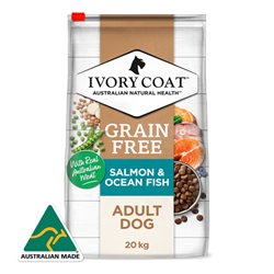 Ivory Coat Grain Free Adult All Breeds Dry Dog Food Salmon & Ocean Fish