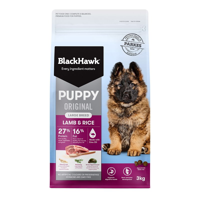 Black Hawk Original Puppy Large Breed Lamb & Rice Dry Dog Food