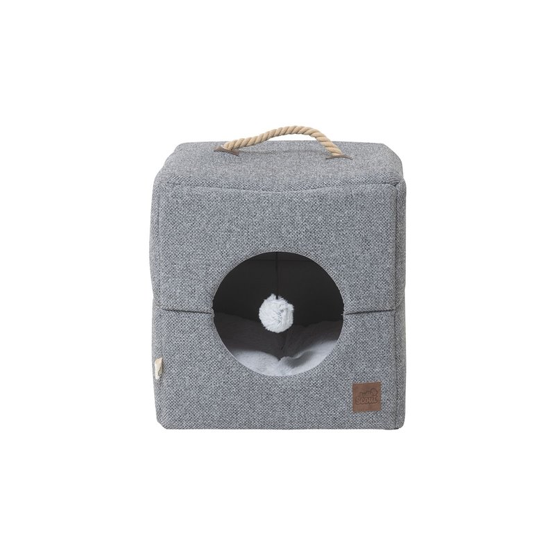 Indie & Scout Foldable Pet Cube Charcoal