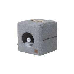Indie & Scout Foldable Pet Cube Charcoal