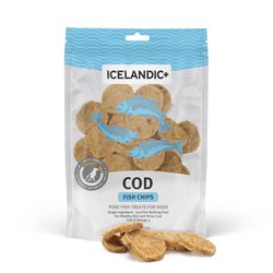 Icelandic+ Cod Fish Chips Dog Treat 71g