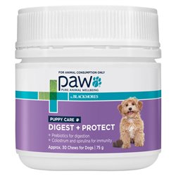 PAW Puppy Care Digest + Protect