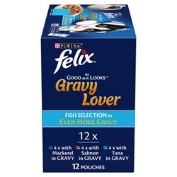 Felix Adult As Good As It Looks Gravy Lover Fish Selection