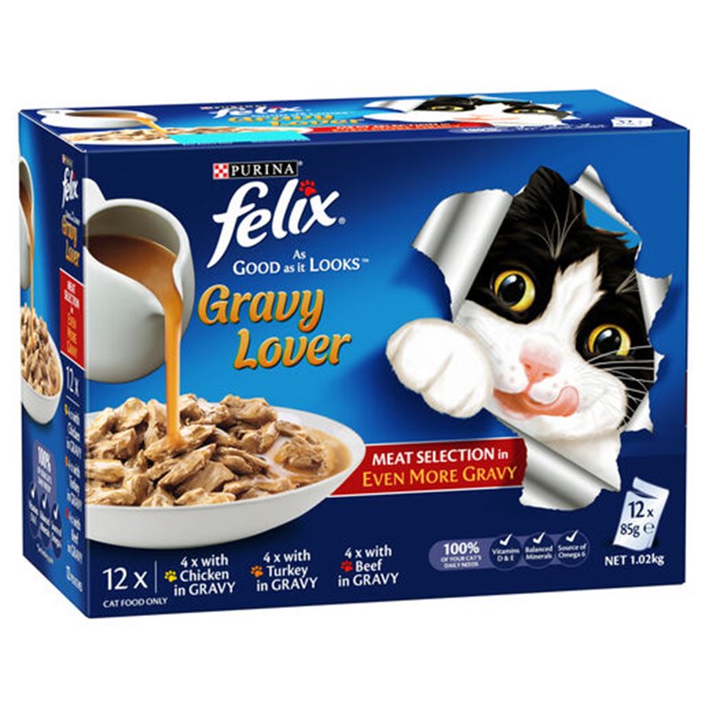 Felix Adult As Good As It Looks Gravy Lover Meat Selection