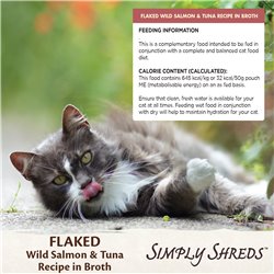 Wellness Core Simply Shreds for Cats Flaked Wild Salmon & Tuna Recipe in Broth