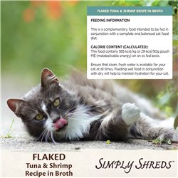 Wellness Core Simply Shreds for Cats Flaked Tuna & Shrimp Recipe in Broth