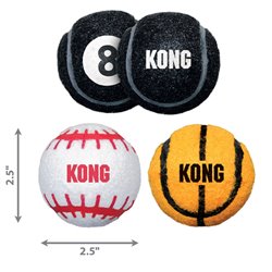 KONG Sport Balls Medium 3 Pack